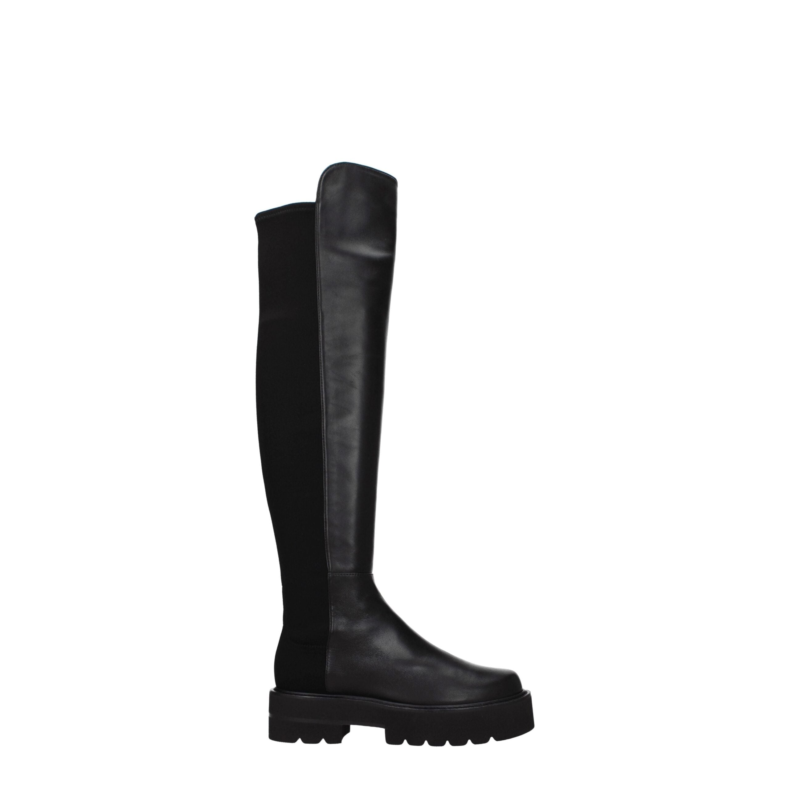 Stuart Weitzman Black Leather Boot